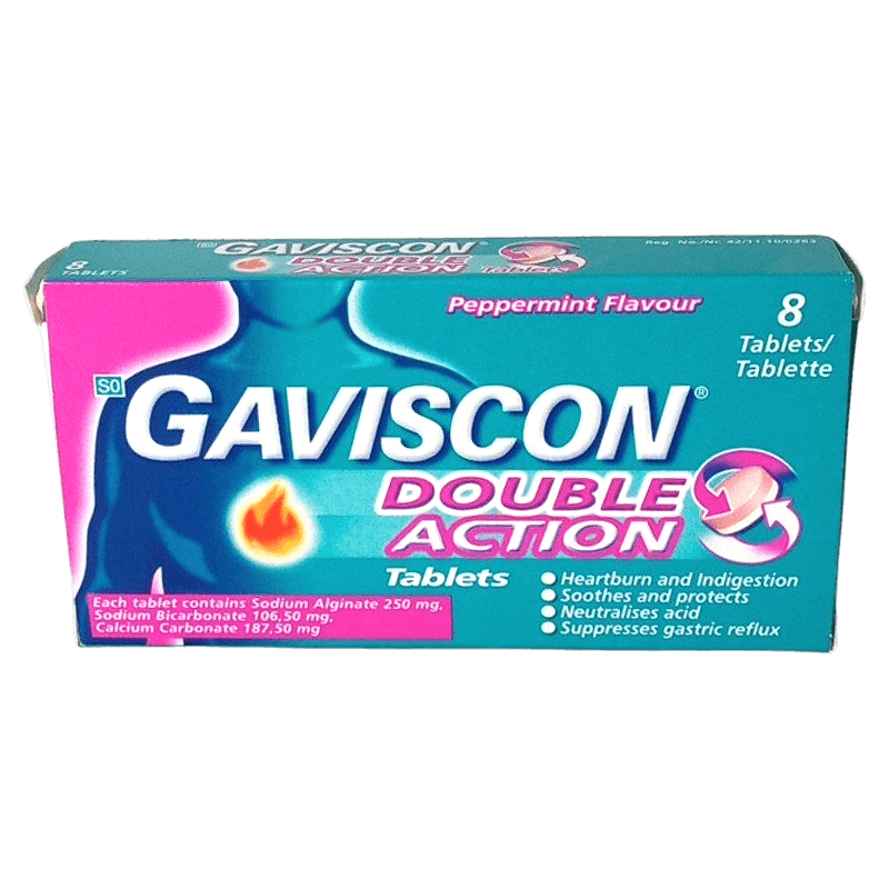 Gaviscon Plus Peppermint 8's x 1
