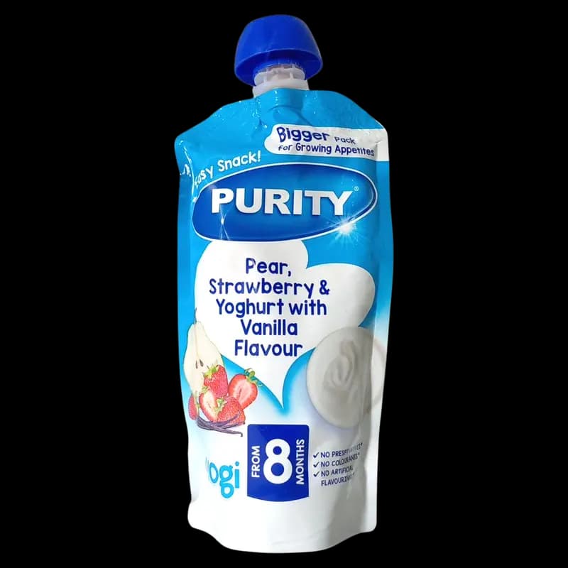 Purity 150ml Pouch Pears  Straw x 1 - 6009516205156 (#1)