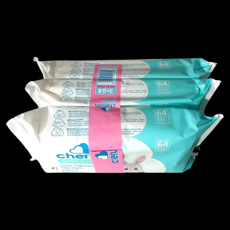 Wipes 64's Lightly Frangrance Tripple Pck x 1 - 16001147004849 (#1)