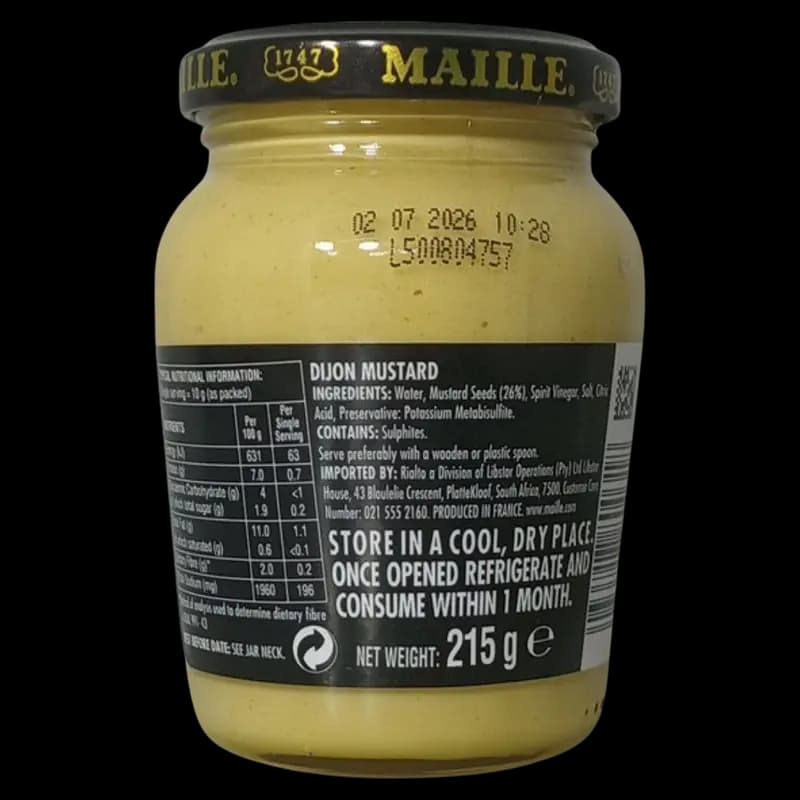 Mustard 215g Dijon x 1 - 3036817800318 (#2)
