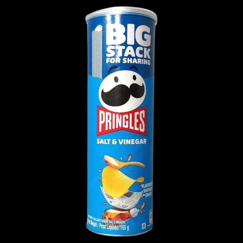Pringles 165g Salt & Vinegar x 1 - 5053990101580 (#1)