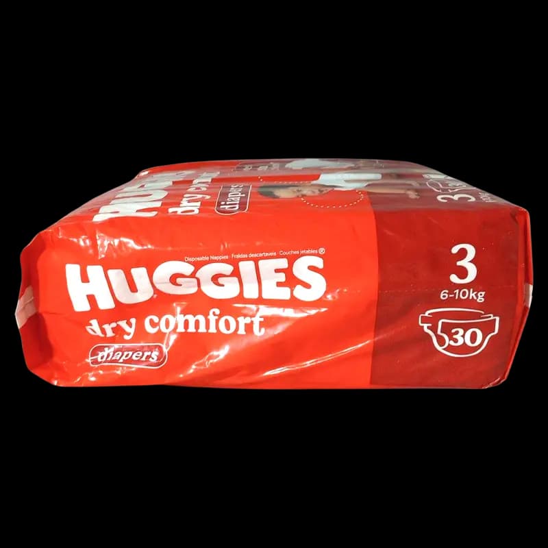 Nappies 30's Huggies No3 Dry Comfort x 1 - 6001019912661 (#1)