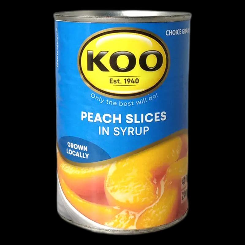 Peach 410g Slices Koo x 1 - 6001024153332 (#1)