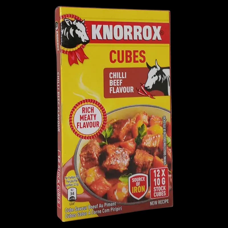 Knorrox Stock Cubes Chilli Beef 120g x 1 - 6001038062651 (#1)