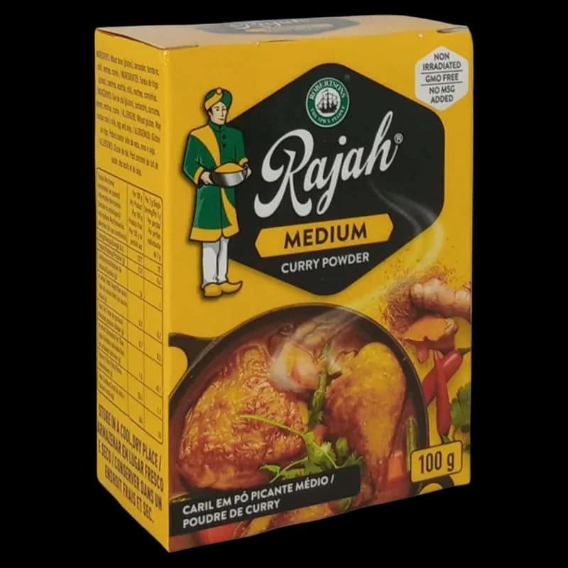 Curry Spice 100g Rajah Medium x 1 - 6001038201555 (#1)