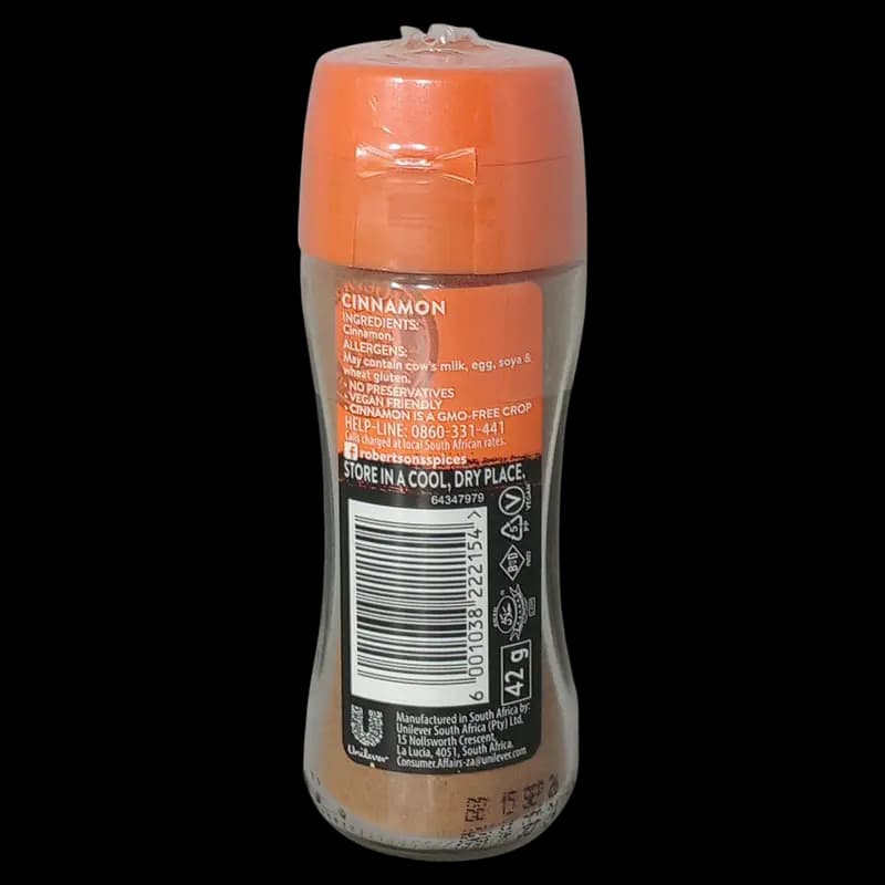 Spice 42g Ground Cinnamon Rob Bottle x 1 - 6001038222154 (#2)