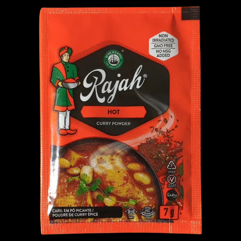 Curry 7g Env Rajah Hot x 1 - 6001038256258 (#1)