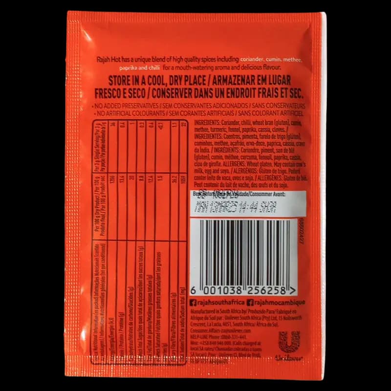 Curry 7g Env Rajah Hot x 1 - 6001038256258 (#2)