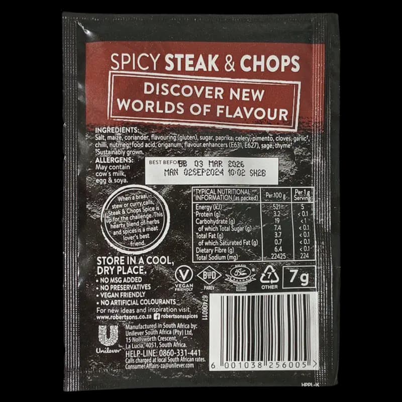 Spice 7g Robertson Steak&Chop x 1 - 6001038256005 (#2)