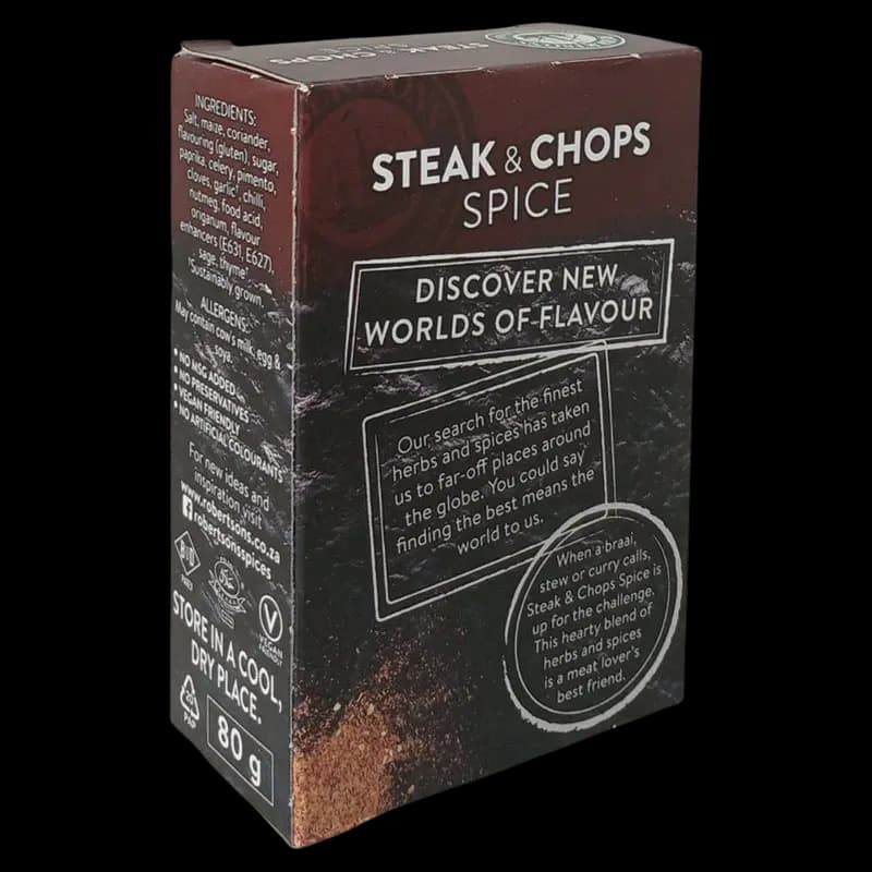Spice Refill Steak & Chops 80g Rob x 1 - 6001038285050 (#2)