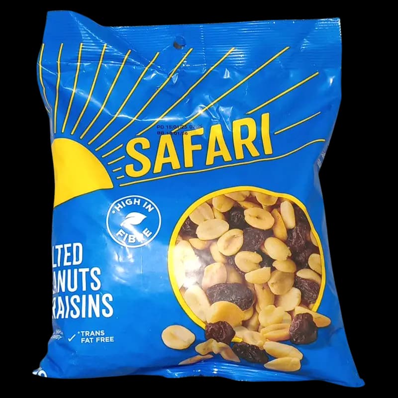 Peanuts 750g Peanuts&Raisins Safari x 1 - 6001052008161 (#1)