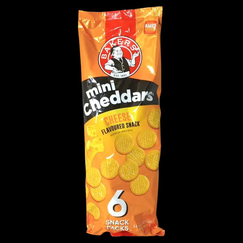 Bisc Bakers 33gx6 Mini Chedder Cheese x 1 - 6001056414500 (#1)