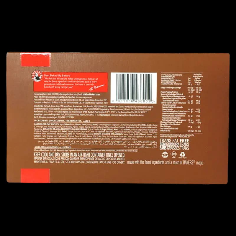 Bisc Bakers 200g Nuttikrust  x 1 - 6001056486002 (#2)