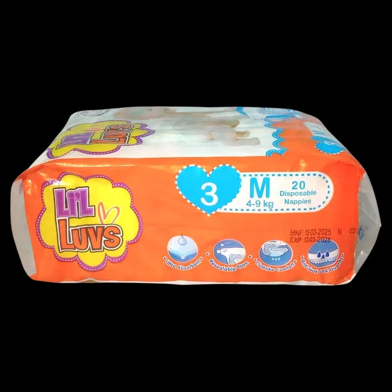 Nappies 20's Lil Luv Med x 1 - 6001064000627 (#1)