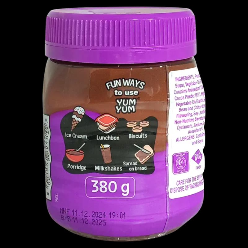 P/Butter 380g YumYum Chocolate Dreams x 1 - 6001069604042 (#2)