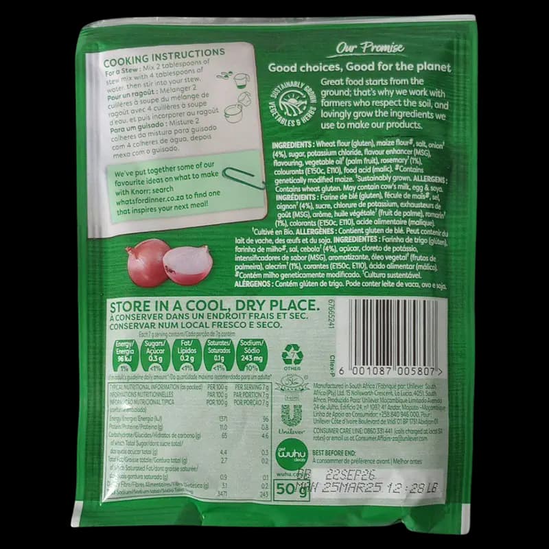 Soup 50g Knorr TCHKO&ROSMY x 1 - 6001087005807 (#2)