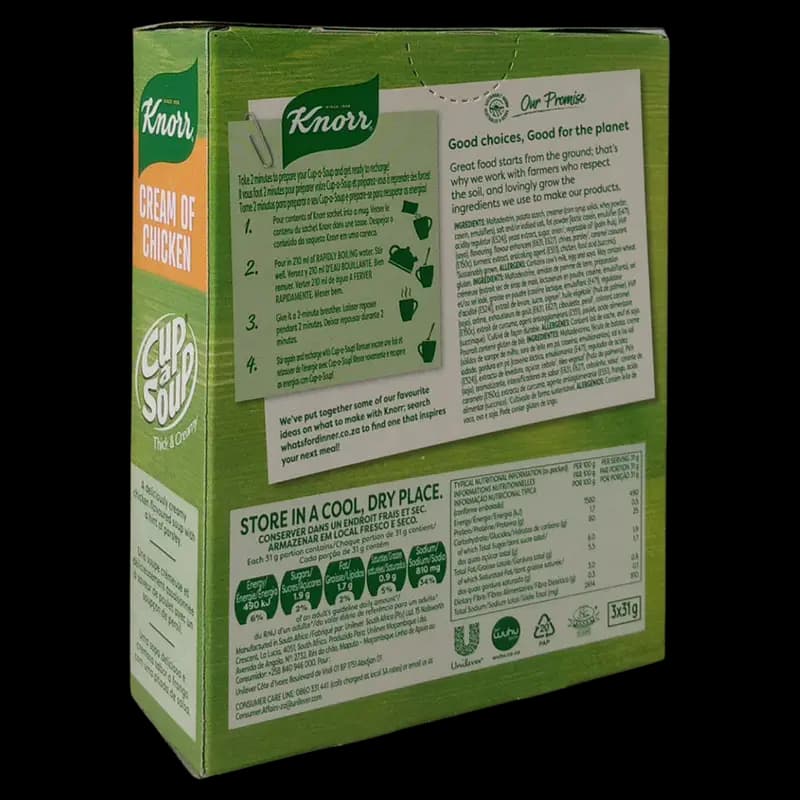 Soup 93g CaSoup Chicken Cream Th Knorr x 1 - 6001087302753 (#2)