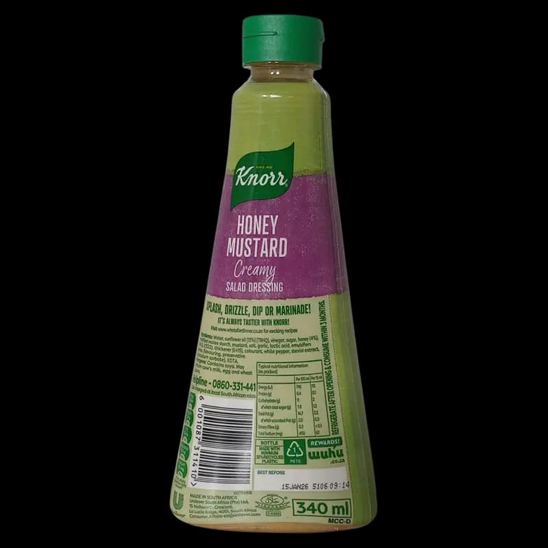 Salad Dressing 340ml Honey Mustard Knorr x 1 - 6001087311410 (#2)