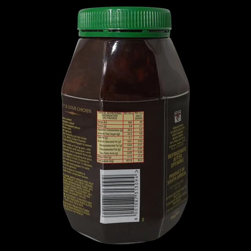 Chutney 1.1kg Mrs Ball Hot x 1 - 6001087313094 (#2)