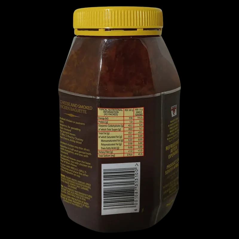Chutney 1.1kg Mrs Ball Peach x 1 - 6001087313100 (#2)