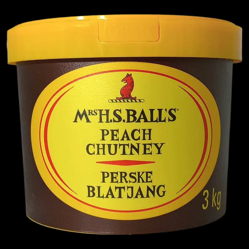 Chutney 3kg Mrs Ball Peach x 1 - 6001087313902 (#1)