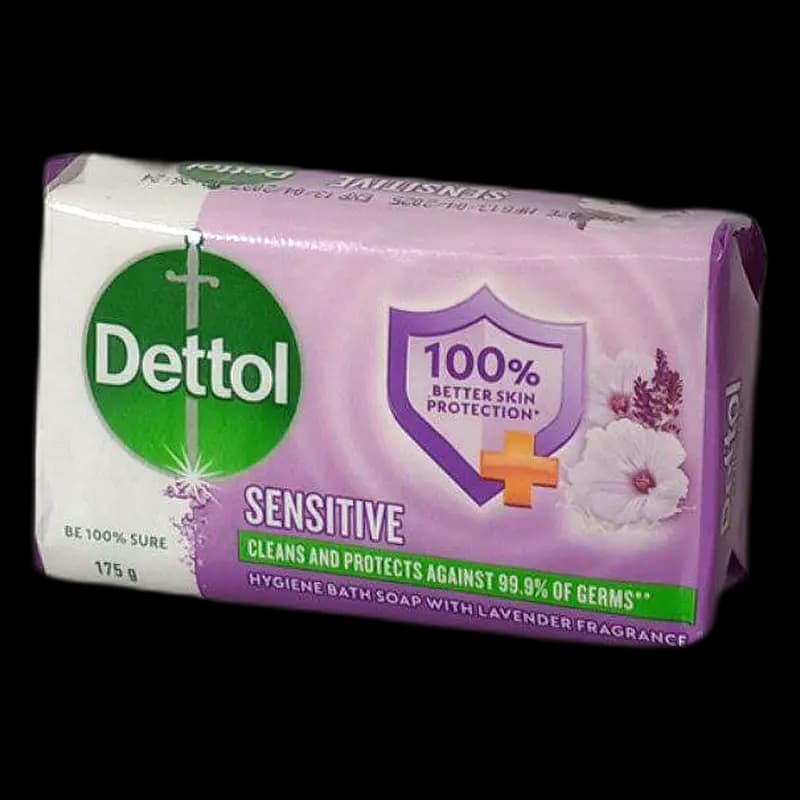 Soap 175g Dettol Sensitive x 1 - 6001106123871 (#1)