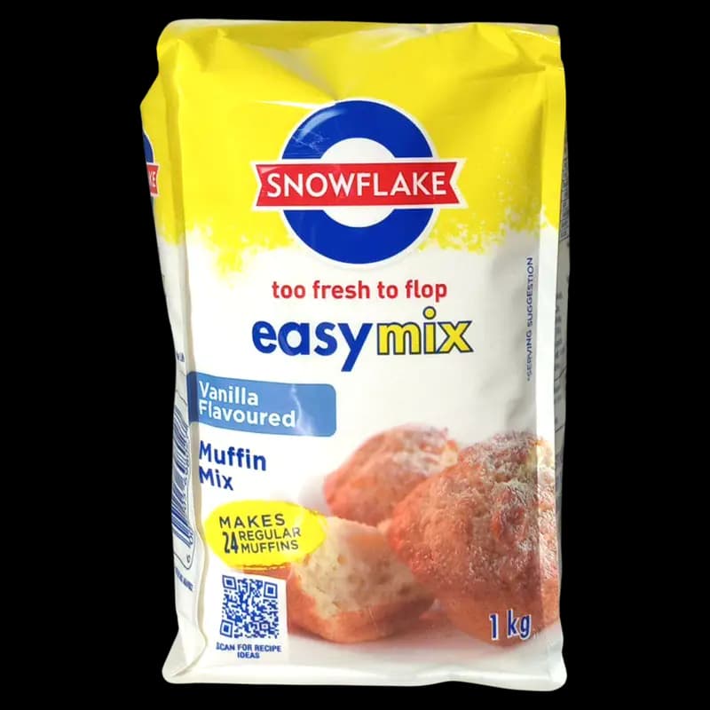 Snowflake Easymix Vanilla Muffins 1kg x 1 - 6001205698027 (#1)