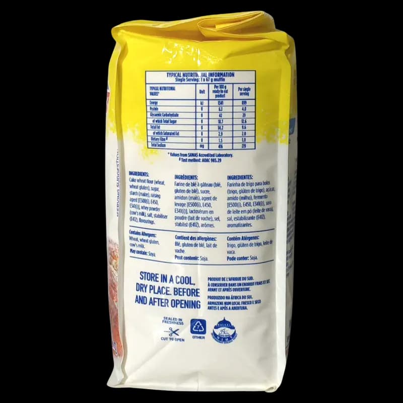 Snowflake Easymix Vanilla Muffins 1kg x 1 - 6001205698027 (#2)