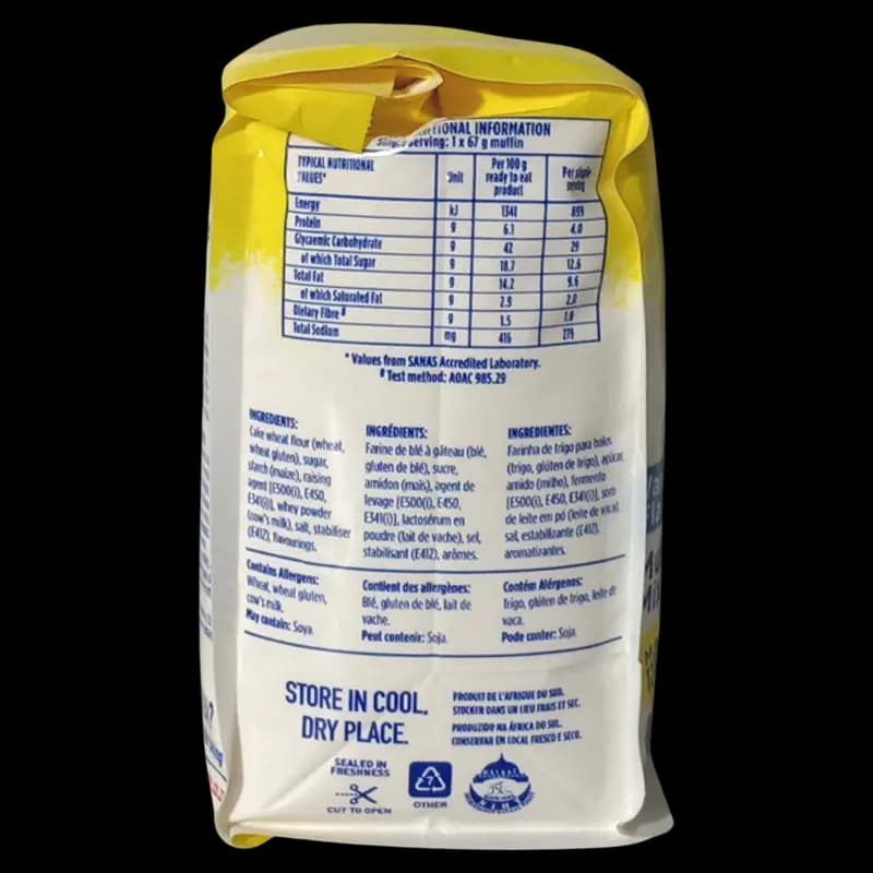 Cake Mix 500g Vanilla Muffin Mix x 1 - 6001205718053 (#2)