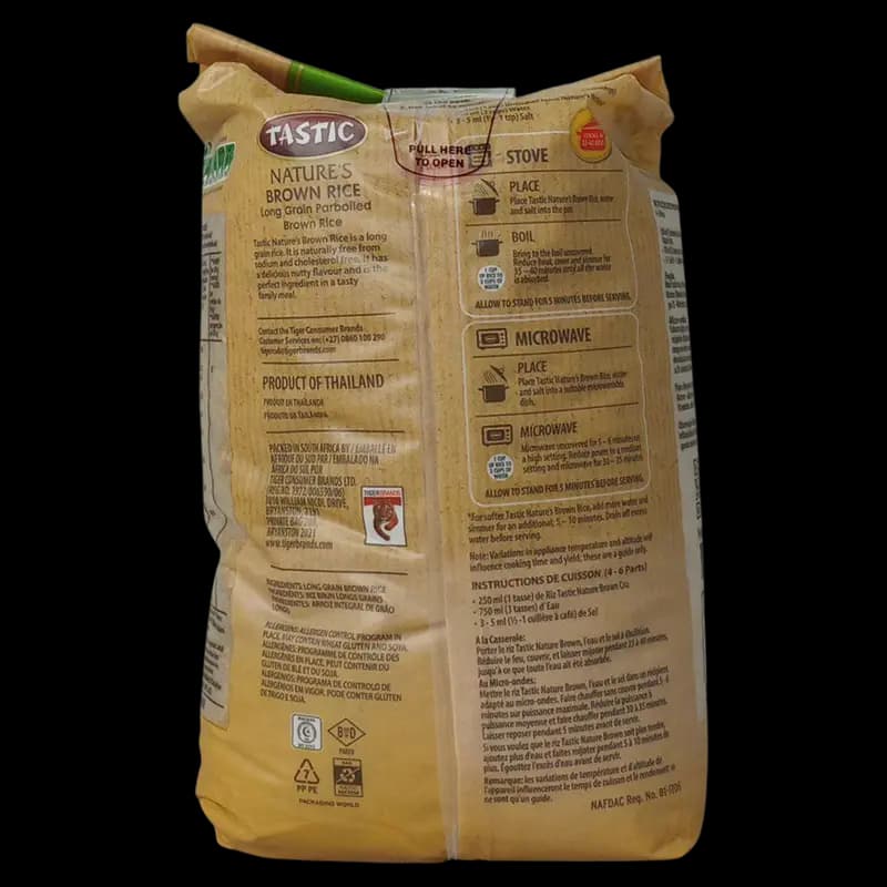 RICE - 2kg Brown Natural Tastic x 1 - 6001231000054 (#2)