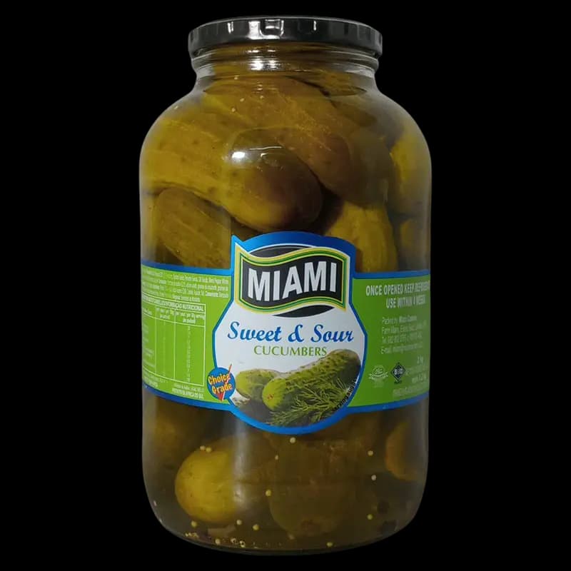 Miami Gherkins 2kg Sweet & Sour x 1 - 6001317008387 (#1)
