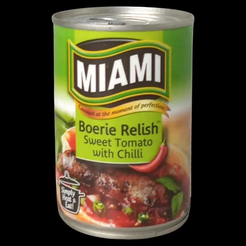 Miami Boerie Relish Chilli 450g x 1 - 6001317040325 (#1)