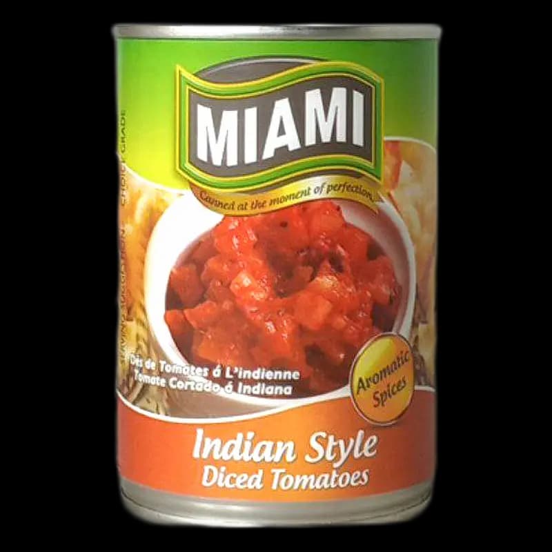 Miami Indian style p/diced Tomt 410g  x 1 - 6001317040349 (#1)