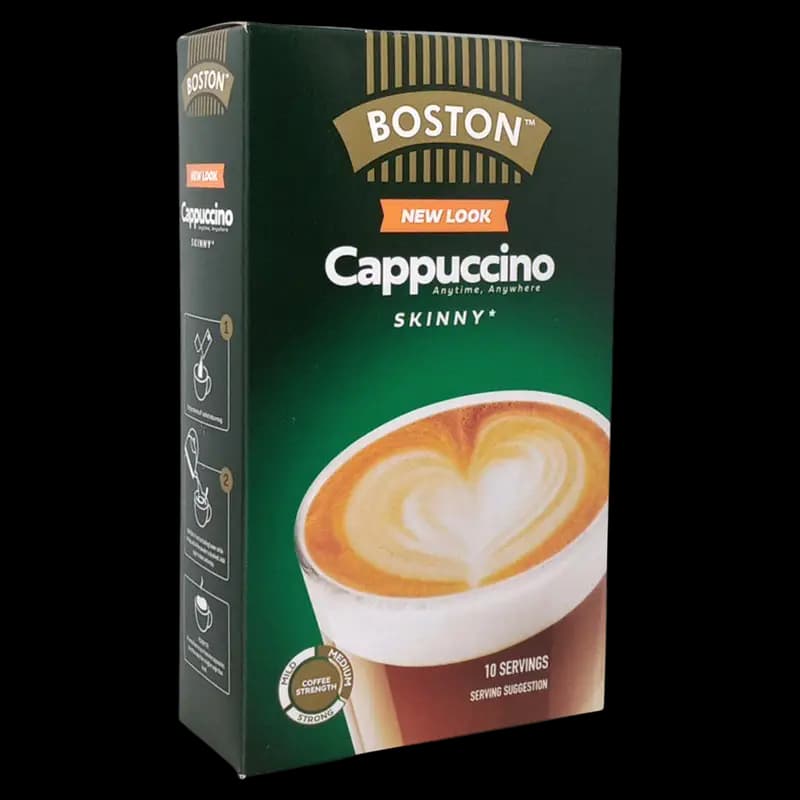 Boston 12.5g cappuccino sachets unsweet (10 x 1) - 6001663008406 (#1)