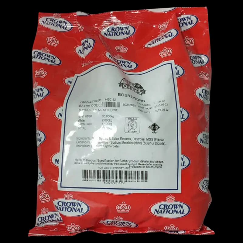 Braaiwors Oumas 1.1kg - 6002522011650 (#1)