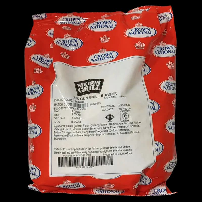 Spice 1kg Burger Six Gun Grill x 1 - 6002522066407 (#1)