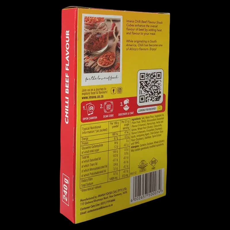 Stock Cubes 24's Chilli beef Imana x 1 - 6002657500074 (#2)