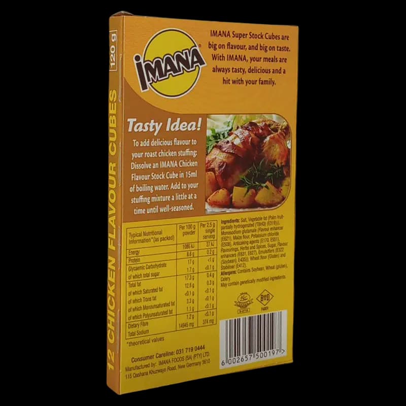 Stock Cubes 12's Chicken Imana x 1 - 6002657500197 (#2)