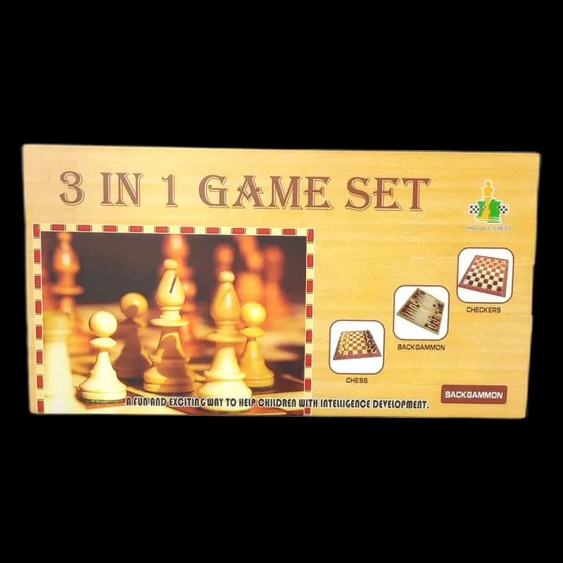 Game 3 in 1 Chess.Checkers.Backgammon x 1 - 6003000611966 (#1)