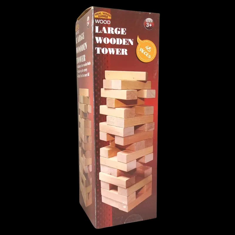 Wood Tower 48Pc Game x 1 - 6003000912117 (#1)