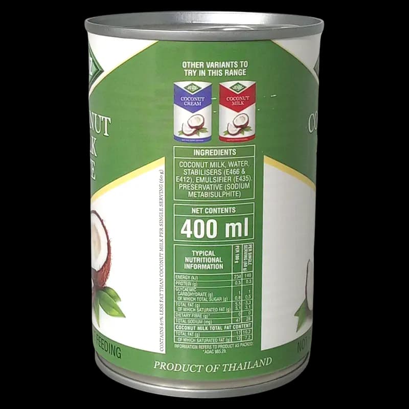 Coconut Milk Light 400g Jemz x 1 - 6004791001714 (#2)