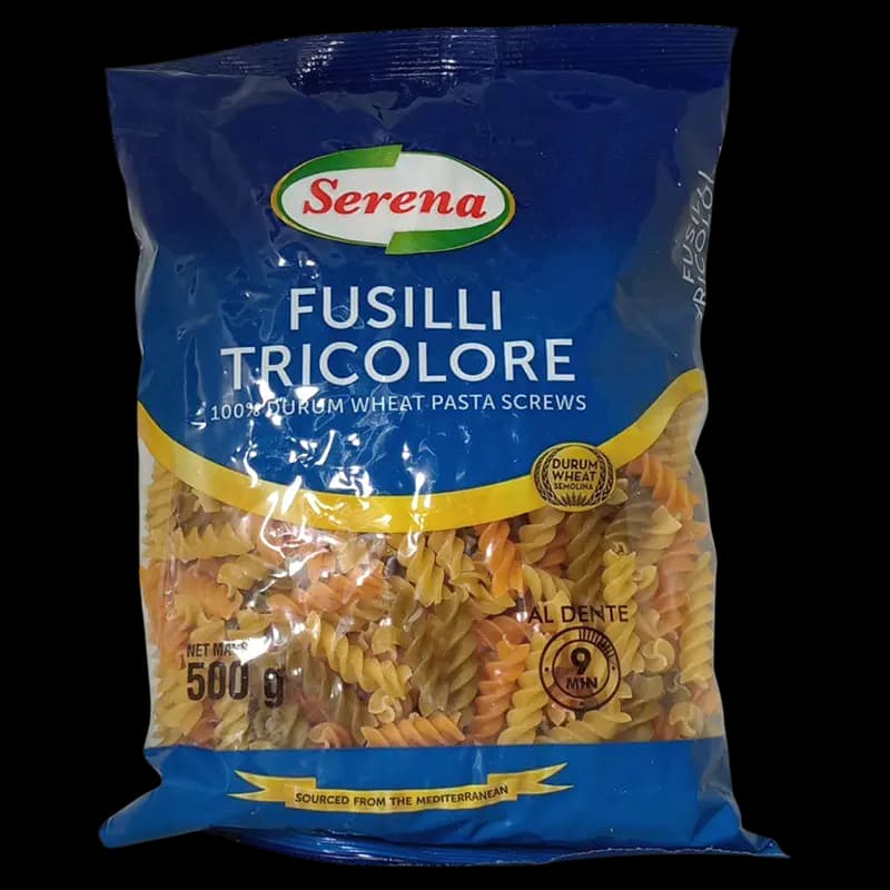 Pasta Fusilli Tricolour 500g x 1 - 6004791002582 (#1)
