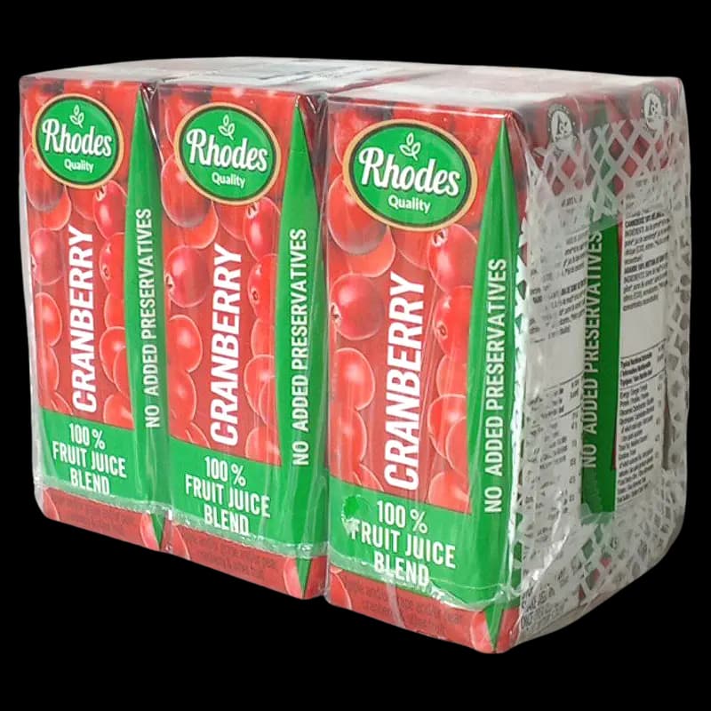Juice 200ml Cranberry Rhodes x 1 - 6005044007781 (#1)
