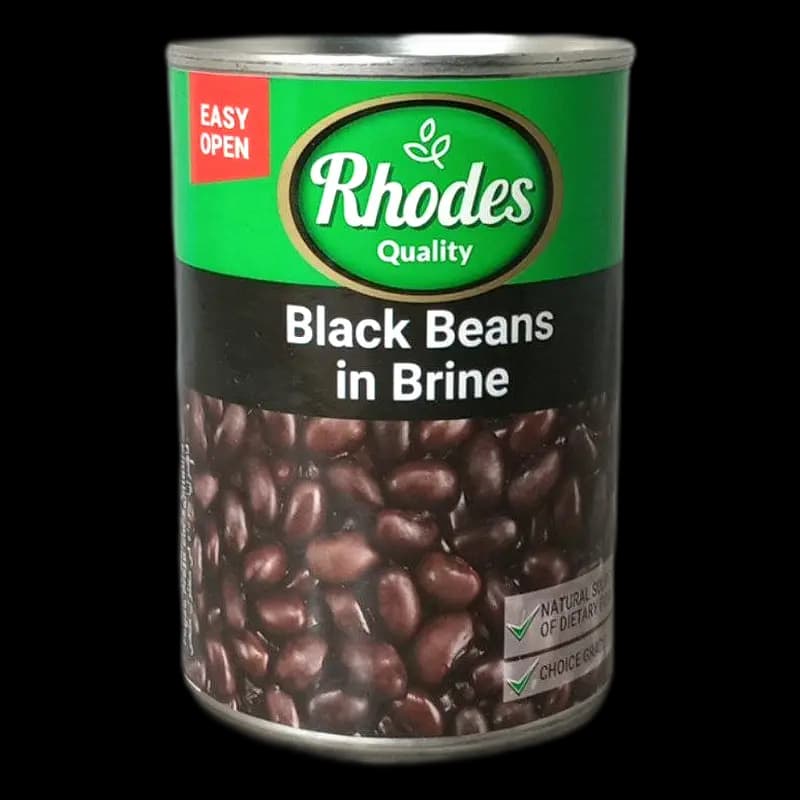 Beans in Brine Black Rhodes 400g x 1 - 6005044007989 (#1)