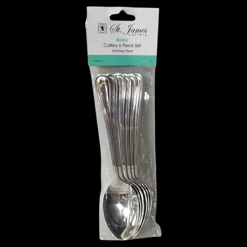 Spoon 6's Dessert Spoon S/S St James x 1 - 6005231540848 (#1)