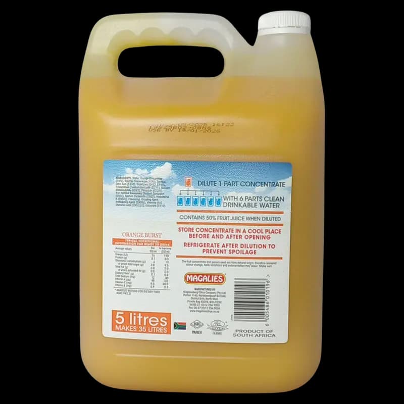 Juice Magalies 5L Orange Burst x 1 - 6005486010196 (#2)
