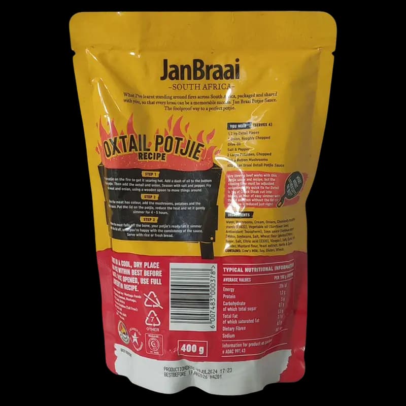 Jan Braai 400g Oxtail Potjie Sauce x 1 - 6007483000378 (#2)