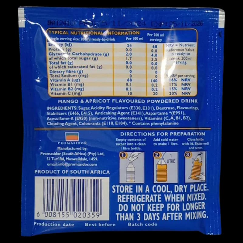 Amila 25g Mango/Apricot x 1 - 6008155020359 (#2)