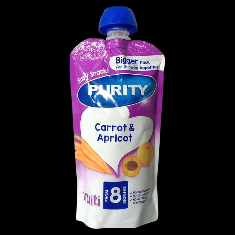Purity 150ml Pouch Carrot & Apple x 1 - 6009516205125 (#1)