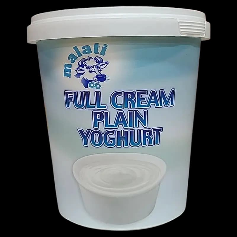 Yoghurt 1L Plain  Malati  x 1 - 6009600330016 (#1)